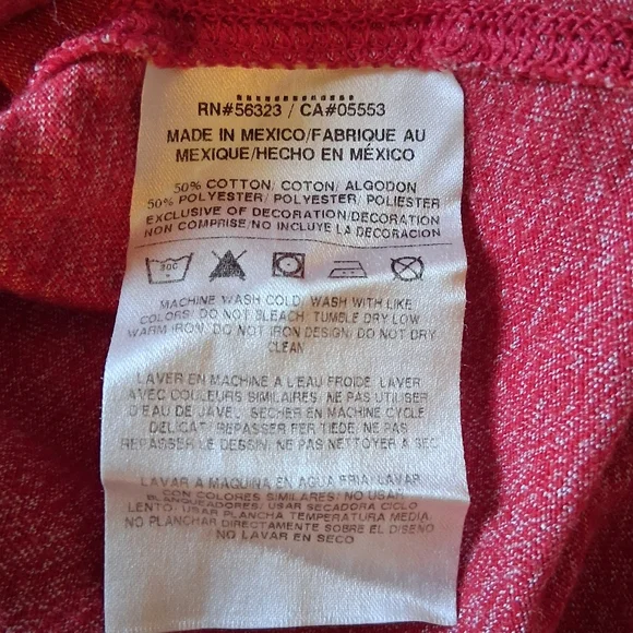 Nike- Red Heathered Muscle Tank. Size S. Genuine MLB Merch. - Picture 7 of 9